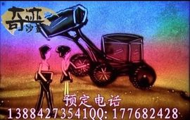 成都年会沙画表演主播照片
