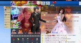 开心蓝儿主播照片