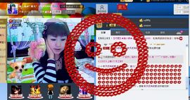 开心蓝儿主播照片