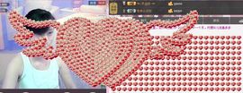 紫色的七主播照片
