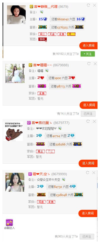 非本人哦主播照片