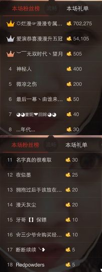 烂漫☼你不来我不走主播照片