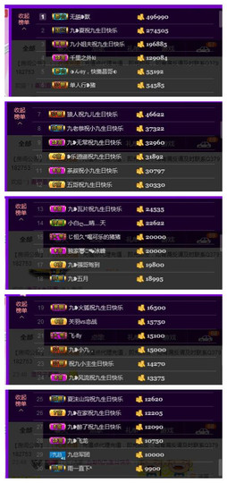 九小九，主播照片