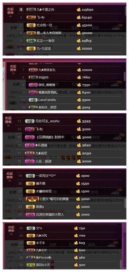 九小九，主播照片