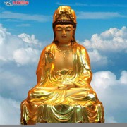 闲来收财观音海报