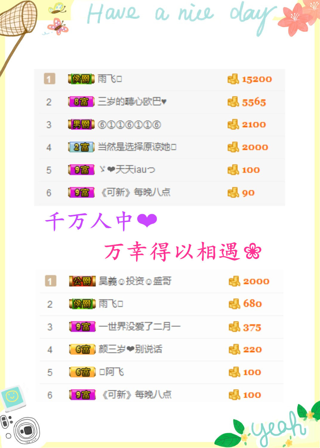 舒晨✿的主播照片