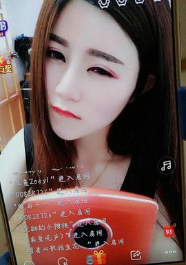 娜，素颜换真言主播照片