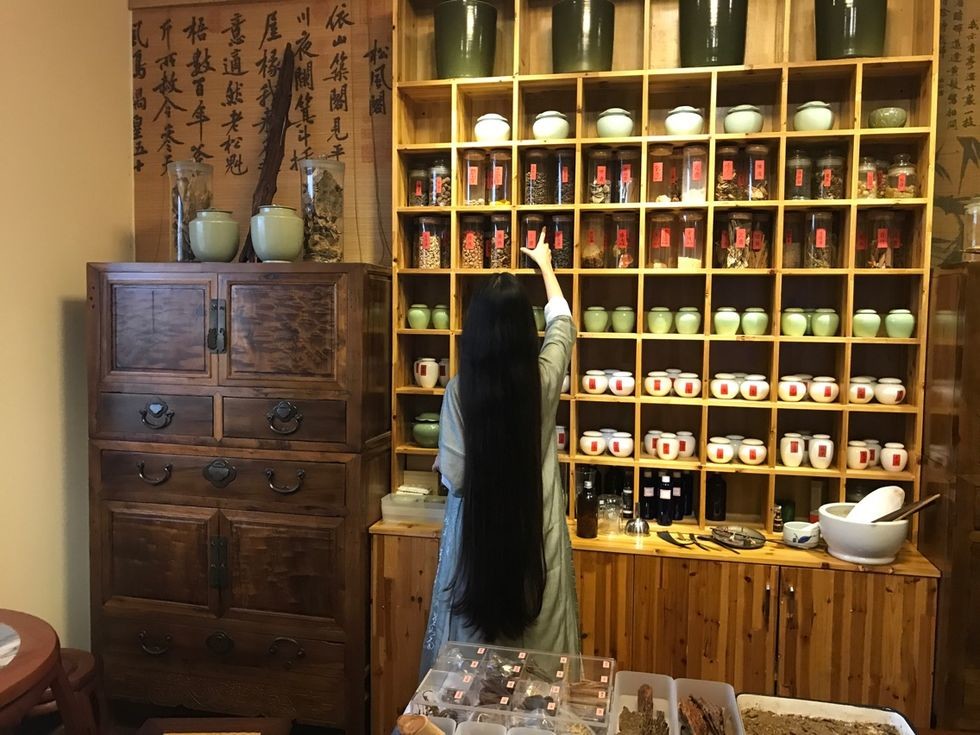 风中的风铃的图片