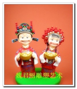 魏君丽雕像艺术主播照片