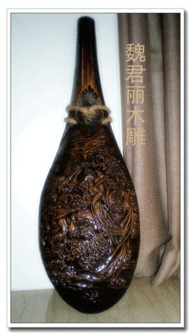魏君丽雕像艺术主播照片