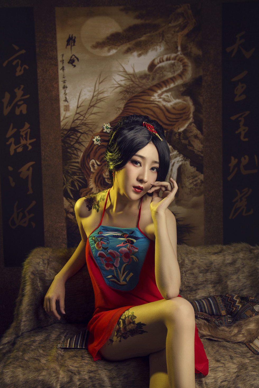 风中的风铃的图片