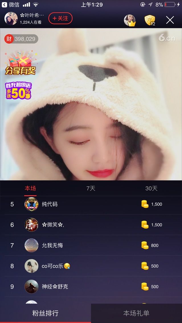 🖤BLACK8La的主播照片