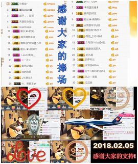 船长弹吉他主播照片