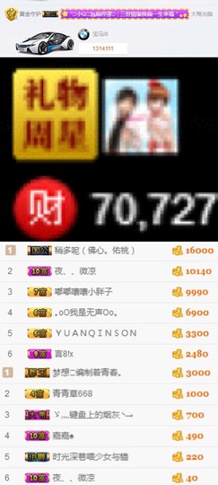 小小扁主播照片