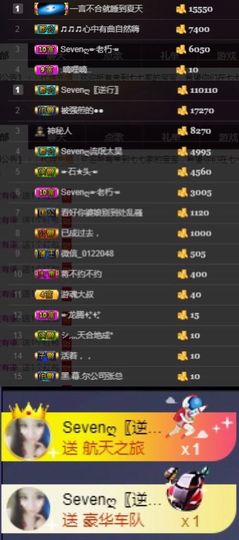 Sevenღ你七七呀主播照片