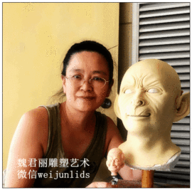 魏君丽雕塑艺术！ww主播照片