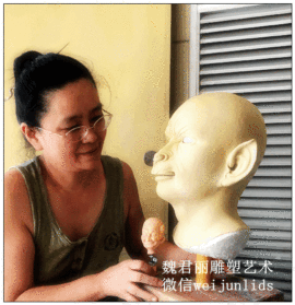 魏君丽雕塑艺术！ww主播照片
