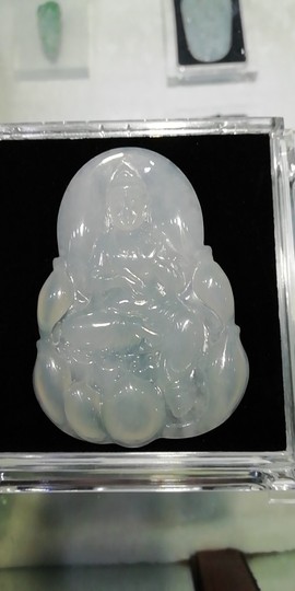 幸运星翡翠原石成品主播照片