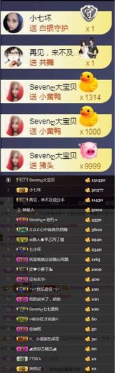 Sevenღ你七七呀主播照片