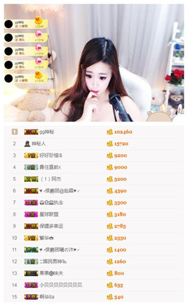 小贝贝ღ6080主播照片