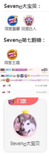 Sevenღ你七七呀主播照片