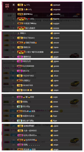 九小九，主播照片