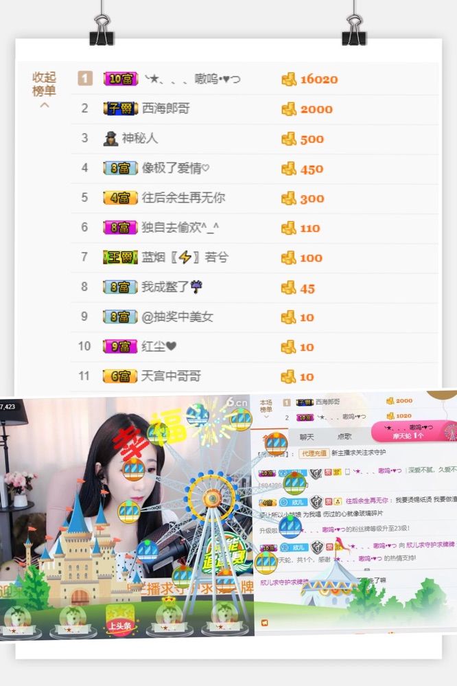 欣儿ღ的主播照片