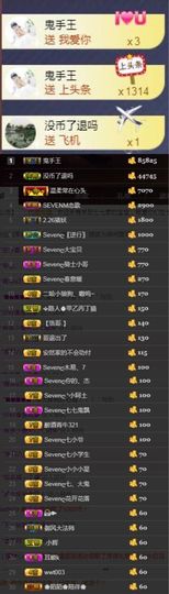 Sevenღ你七七呀主播照片