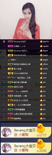 Sevenღ你七七呀主播照片