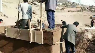盖房子了