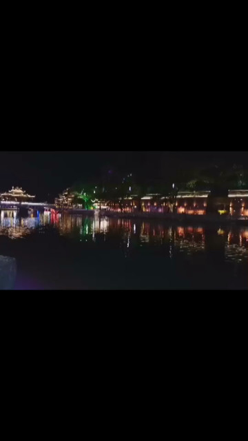 湖南凤凰古城夜景