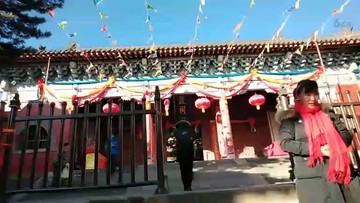 泰山里的碧霞池