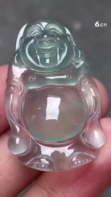 冰绿站佛，种水通透.4180
