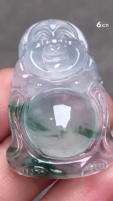 飘彩站佛，种水通透.3780