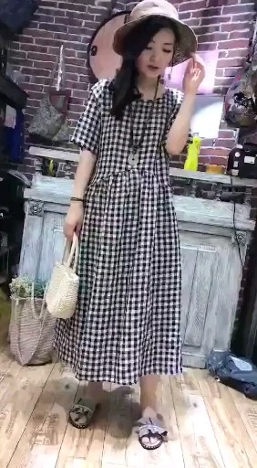 自然感的棉麻服饰，带着清新浪漫