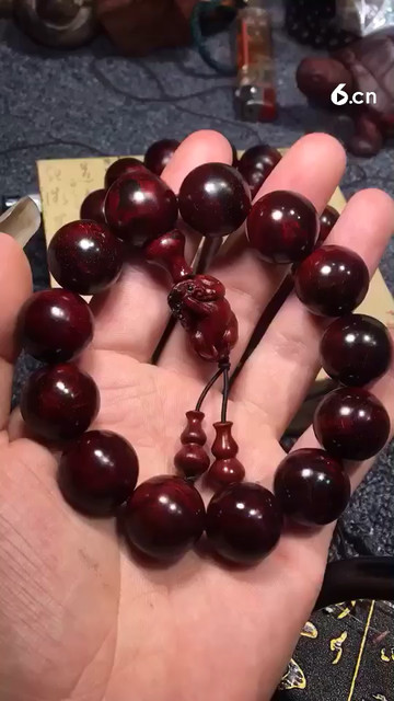 印度小叶紫檀闪电纹满金星漂亮