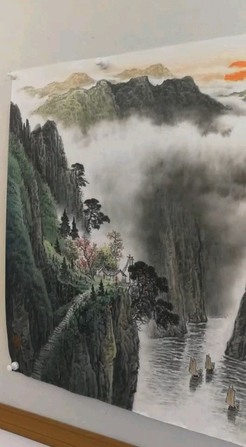 精品国画山水，请欣赏！