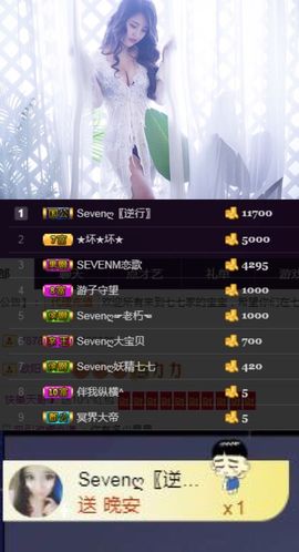 Sevenღ你七七呀主播照片