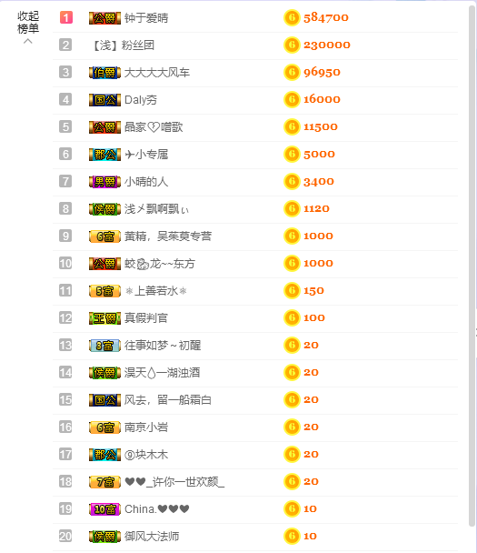 小归期《》的主播照片