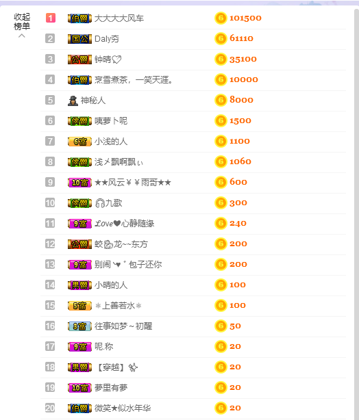 小归期《》的主播照片