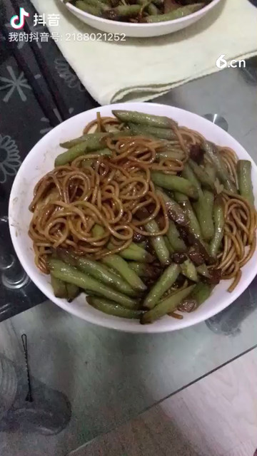 我做的豆角焖面