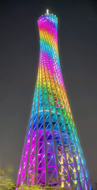广州塔夜景好美