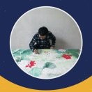 月堂书画培训中心海报
