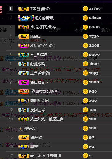 王者榮耀直播的主播照片