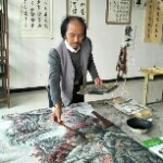 山水画家张连国主播照片