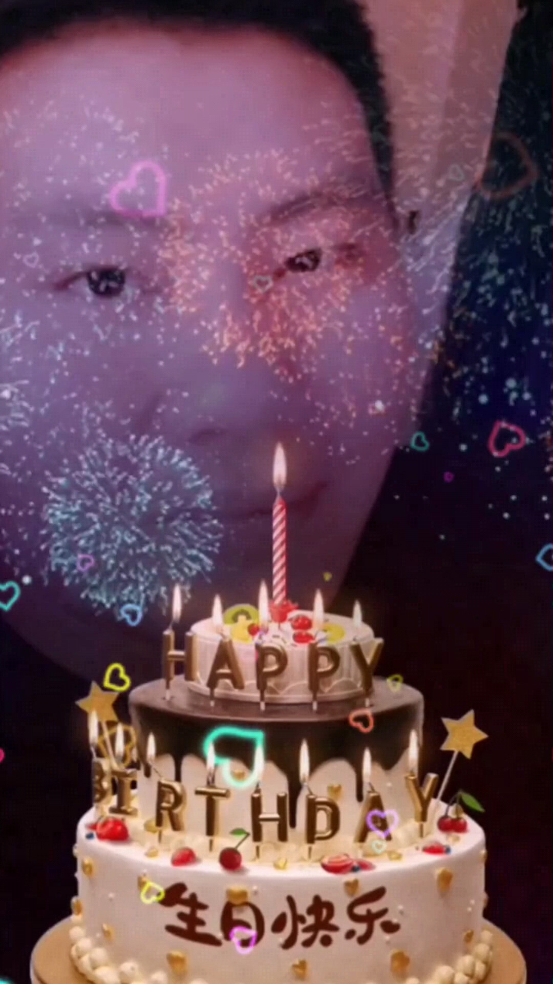 祝自己生日快乐!