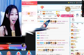 直播就酒主播照片