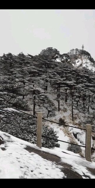 黄山雪景