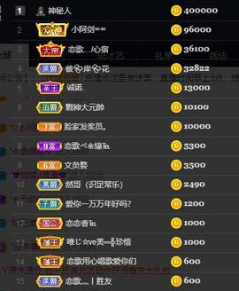 恋歌爱唱歌主播照片