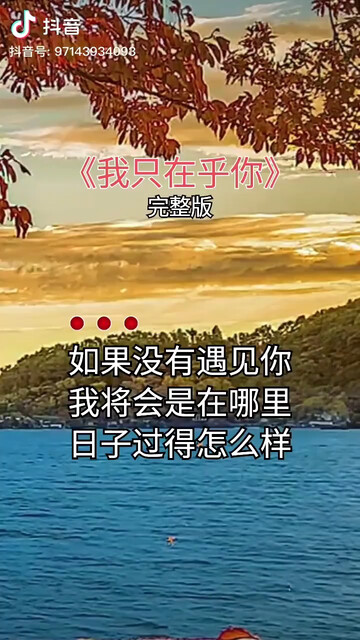 《我只在乎你》